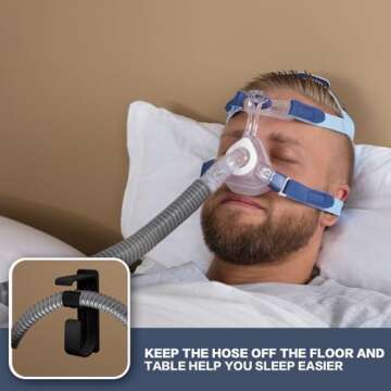2PCS CPAP Hose Holder Hanger: Stay Organized; Sleep Well with Ease!