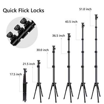 10" Selfie Ring Light with Tripod Stand & Cell Phone Holder for Live Stream/Makeup, UBeesize Mini Led Camera Ringlight for YouTube Video/Photography Compatible with All Phones (Black)