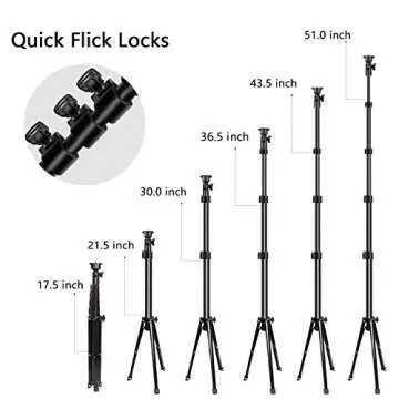 10" Selfie Ring Light with Tripod Stand & Cell Phone Holder for Live Stream/Makeup, UBeesize Mini Led Camera Ringlight for YouTube Video/Photography Compatible with All Phones (Black)