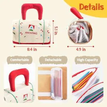 AMOSTING 105 PCS Art Supplies Set for Kids Ages 4-12