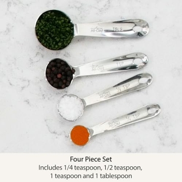 All-Clad Premium Stainless Steel Measuring Spoons