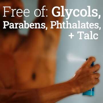 Oars + Alps Spray Deodorant for Men and Women, Aluminum Free Deodorant and Full Body Spray, Fresh Ocean Splash