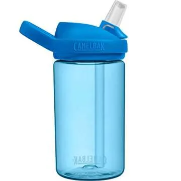 CamelBak Eddy+ Kids BPA-Free Water Bottle with Straw, 14oz, True Blue (2282401040)