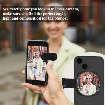 Capture Perfect Photos with Rear Camera Selfie Mirror