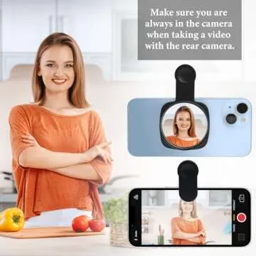 Capture Perfect Photos with Rear Camera Selfie Mirror