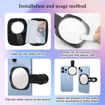 Capture Perfect Photos with Rear Camera Selfie Mirror