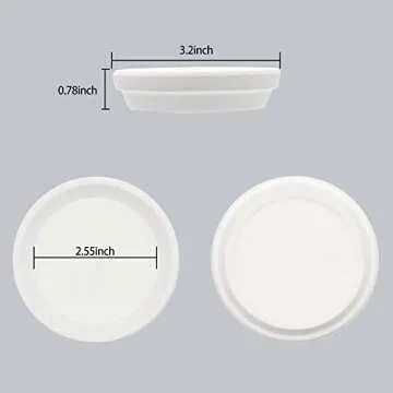 24pcs Terra Cotta Saucer - Mini Clay Pots Tray for Succulent Pots