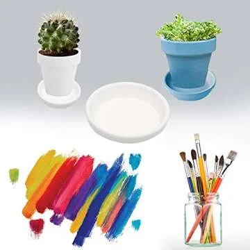 24PCS Terra Cotta Saucer Set for Mini Plant Pots