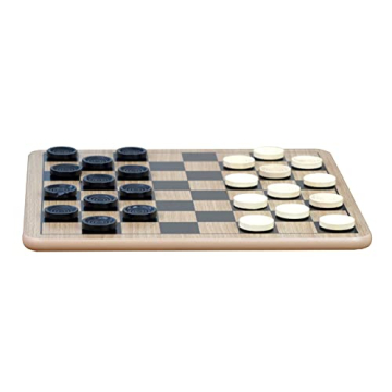 Regal Games Reversible Wooden Board for Family Fun and Travel