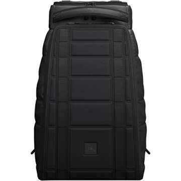 Db Journey The Hugger Backpack - Durable Travel Backpack with Laptop Compartment & Pockets for Work, Luggage Backpack with Roller Bag Hook Up System, 30L - Blackout
