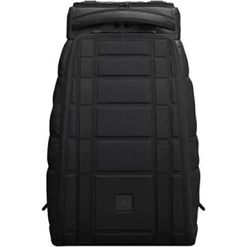 Db Journey The Hugger Backpack - Durable Travel Backpack with Laptop Compartment & Pockets for Work, Luggage Backpack with Roller Bag Hook Up System, 30L - Blackout