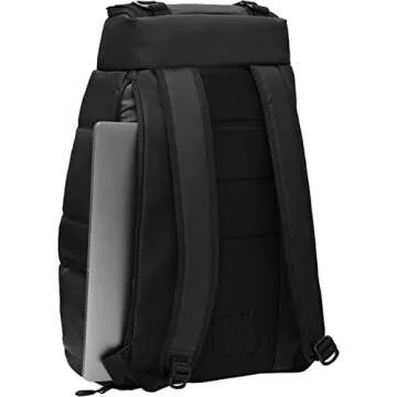 Db Journey The Hugger Backpack - Durable Travel Backpack with Laptop Compartment & Pockets for Work, Luggage Backpack with Roller Bag Hook Up System, 30L - Blackout