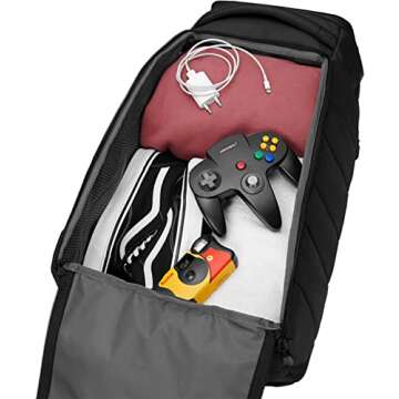 Db Journey The Hugger Backpack - Durable Travel Backpack with Laptop Compartment & Pockets for Work, Luggage Backpack with Roller Bag Hook Up System, 30L - Blackout