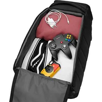 Db Journey The Hugger Backpack - Durable Travel Backpack with Laptop Compartment & Pockets for Work, Luggage Backpack with Roller Bag Hook Up System, 30L - Blackout