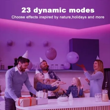 dalattin Led Lights for Bedroom 200ft, Smart Led Strip Lights with App Control Remote, RGB LED Light Strips, 24V Led Strip Lights for Room Decoration Party, Festival Decor(2 Rolls of 100ft)