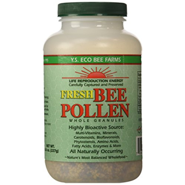 Y.S. Organics Fresh Bee Pollen Whole Granules, 8oz - Natural Health Boost