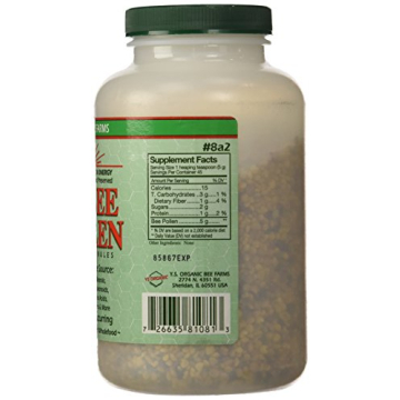 Y.S. Organics Fresh Bee Pollen Whole Granules, 8oz - Natural Health Boost