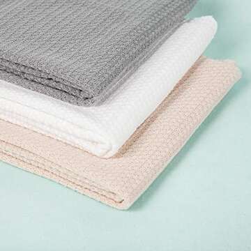 Twinkle Nest Baby Wrap: Set of 3 Waffle Knit Newborn Photography Wraps for Timeless Memories