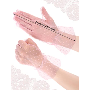 Geyoga Lace Gloves for Women Tea Parties and Events