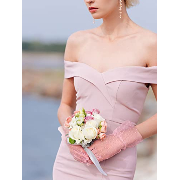 Geyoga Lace Gloves for Women Tea Parties and Events