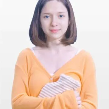 Fashy Hot Water Bottle with Organic Cotton Cover (Ivory, 67oz)