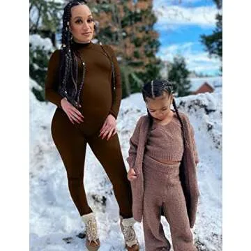 Mokoru Women's Sexy Bodycon Long Sleeve Jumpsuits