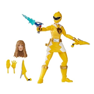 Power Rangers Lightning Collection Dino Thunder Yellow Ranger 6-Inch Premium Collectible Action Figu...