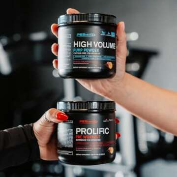 PEScience High Volume Nitric Oxide Booster Pre Workout Powder with L Arginine Nitrate, Raspberry Lemonade, 36 Scoops, Caffeine Free