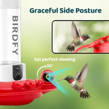 NETVUE Birdfy Hummingbird Feeder with Dual Cameras