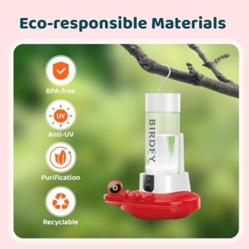 NETVUE Birdfy Hummingbird Feeder with Dual Cameras