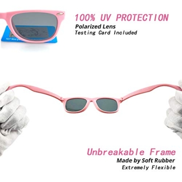 COASION Kids Polarized Sunglasses for Ages 3-9