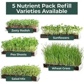Microgreens Grow Kit with Organic Seeds & Tray