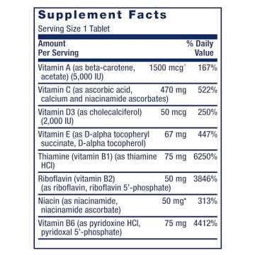 Life Extension One-Per-Day Multivitamin – Packed with Over 25 Vitamins, Minerals & Plant Extracts, Quercetin, 5-MTHF Folate & More – 1-Daily, Non-GMO, Gluten-Free – 60 Tablets