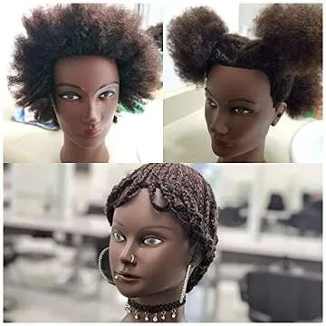 Morris Mannequin Head Human Hair for Styling Practice