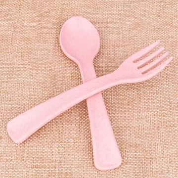 Eco-Friendly Toddler Silverware Set for 12-48 Months