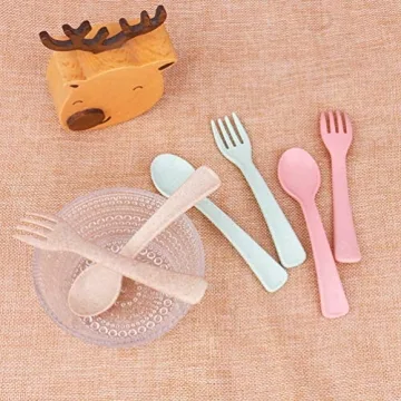 Eco-Friendly Toddler Silverware Set for 12-48 Months