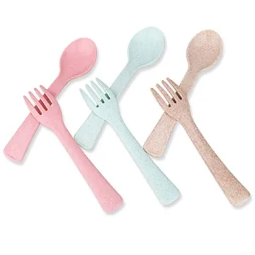 Eco-Friendly Toddler Silverware Set for 12-48 Months