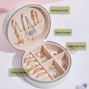 NuAngela Travel Jewelry Box Organizer for Women