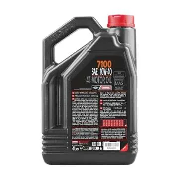 Motul 7100 4T 10W-40 Synthetic Motorcycle Oil - 4 Liters