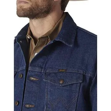 Wrangler mens Cowboy Cut Western Unlined Denim Jacket outerwear, Denim, Medium US