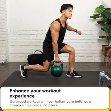 Kettlebell Kings Competition Kettlebells Weight (35mm handle) 8-48 KG - Hand weights Workout Gym Equipment and Strength training sets for Women and Men for Home Gym - Suitable for Repetition Workouts