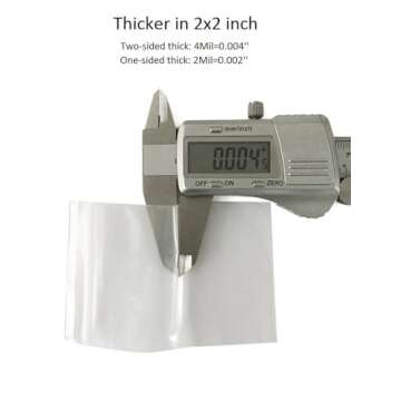 Cambiar 2''x 2'', (Pack of 500) Small Clear Poly Zipper Lock Bags 2 Mil Reclosable Zipper Storage Plastic Bag for Daily Vitamins, Pills