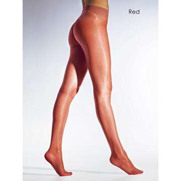 Cecilia De Rafael Gloss Libero Seamless Tights - XL Black