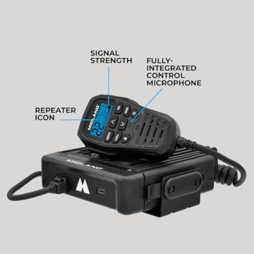 Midland MXT575 GMRS Radio with NOAA Alerts and 50W Power