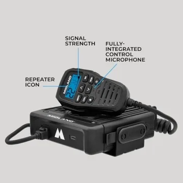 Midland MXT575 GMRS Radio with NOAA Alerts and 50W Power