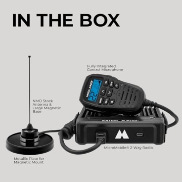 Midland MXT575 GMRS Radio with NOAA Alerts and 50W Power