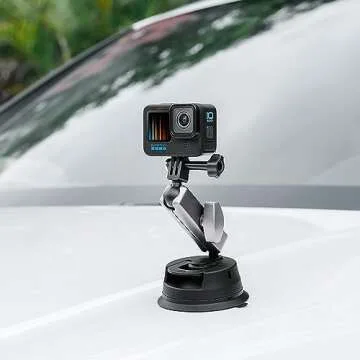 Suptig 360-Degree Suction Cup Mount for Phones & Cameras