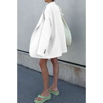 Grlasen Women Elegant Lapel Blazers for Any Occasion