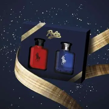 Ralph Lauren - Polo Red & Polo Blue - Eau de Toilette – Men’s Cologne – 2-Piece Mini Gift Set – Travel Size - 0.5 Fl Oz Each
