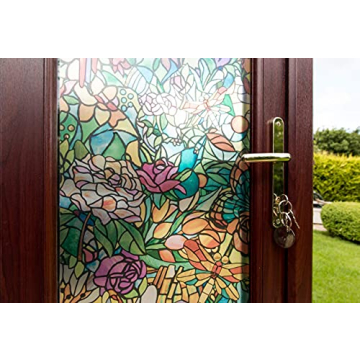 d-c-fix Floral Privacy Window Film for Home Decor